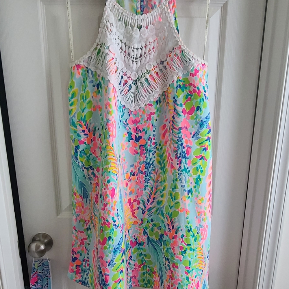 HTF🦄🦄🦄Lilly Pulitzer Pearl soft shift dress